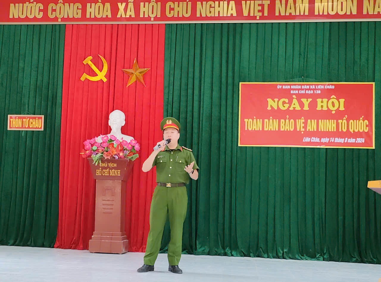 Sáng ngày 14/08/2024 UBND xã, Ban chỉ đạo 138 xã Liên Châu tổ chức chương trình văn nghệ chào mừng kỷ niệm 70 năm ngày Giải phóng huyện Thanh Oai 16/08 và ngày Hội Toàn dân bảo vệ an ninh Tổ quốc năm 2024.
